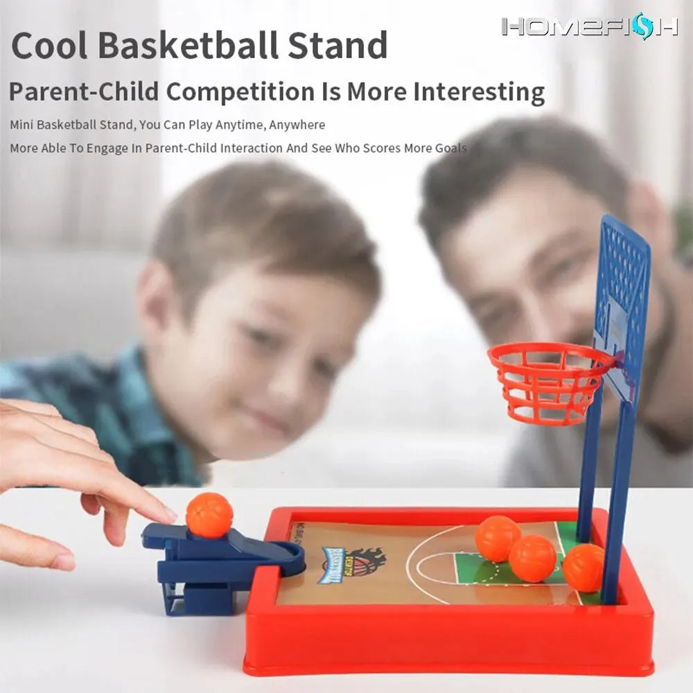 Basketball game. Portable mini game set