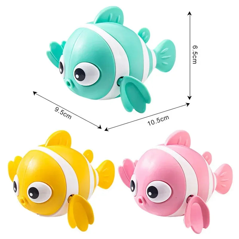 Clown Fish Bath Toys, Twisting Floating Toys