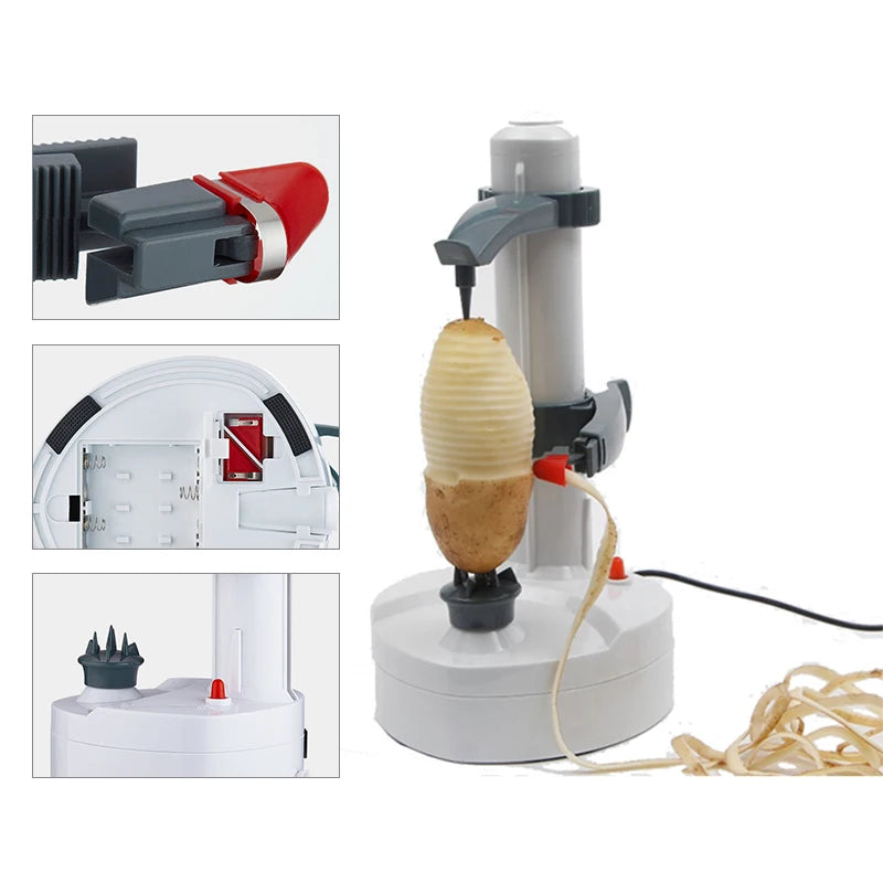 Automatic rotary peeler, fruit and vegetable peeling machine