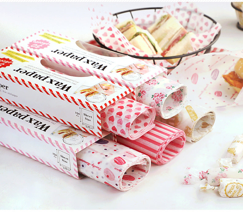 50pcs Sandwich Wrapping Paper