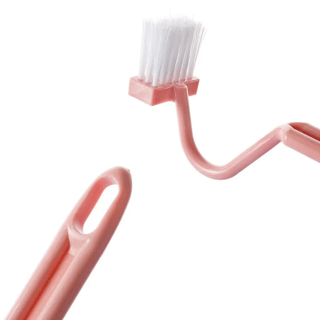 S-shaped toilet cleaning brush