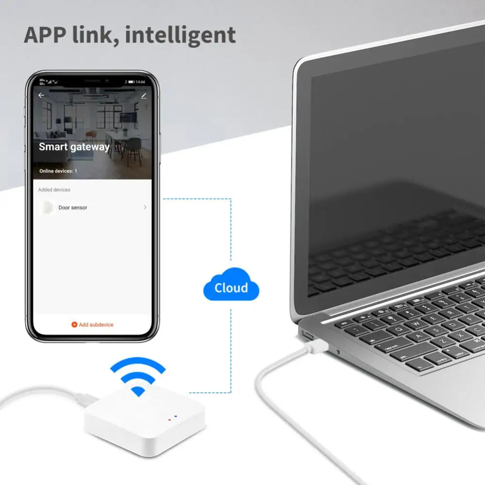 Wireless Smart Home Gateway Works with Alexa