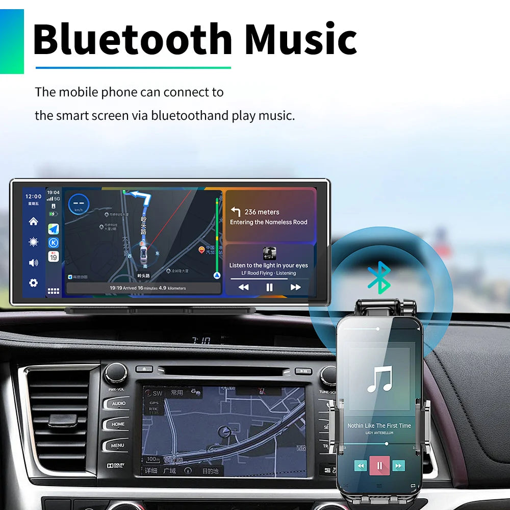 Wireless music player for car radio