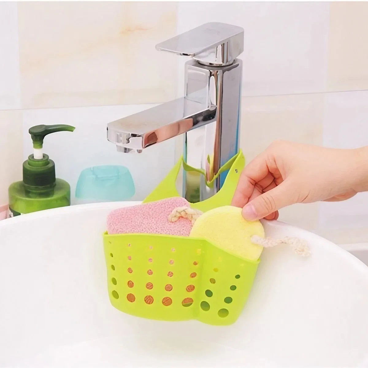 Tool holder, drain faucet holder,