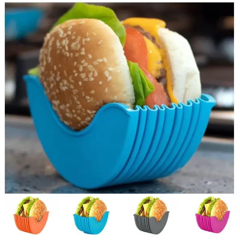 4pcs Retractable Hamburger Holders,