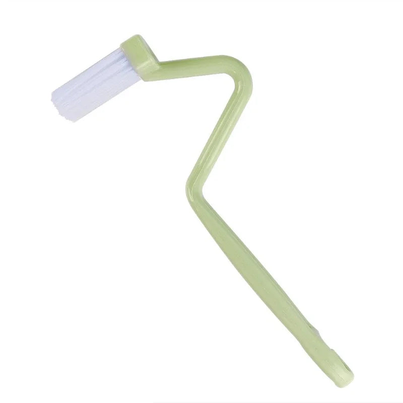 S-shaped toilet cleaning brush