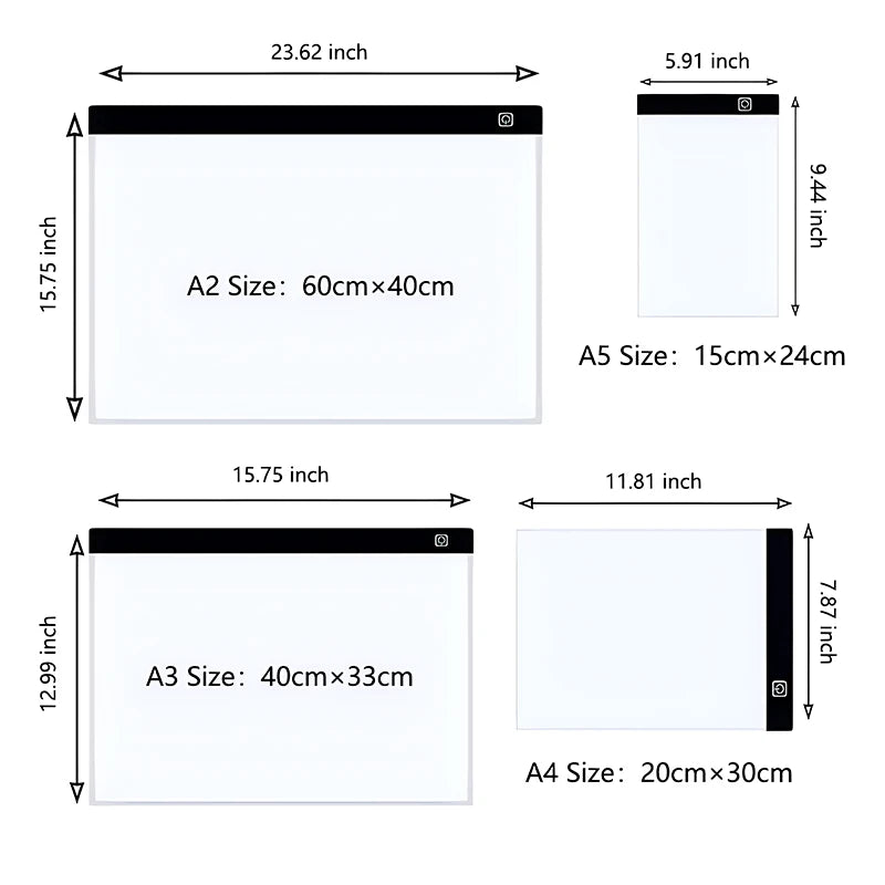 LED Drawing Board for Kids, Educational Board