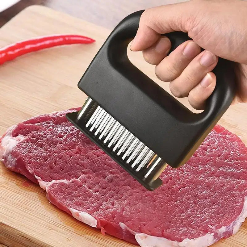 48 Blade Stainless Steel Retractable Meat Tenderizer Needle