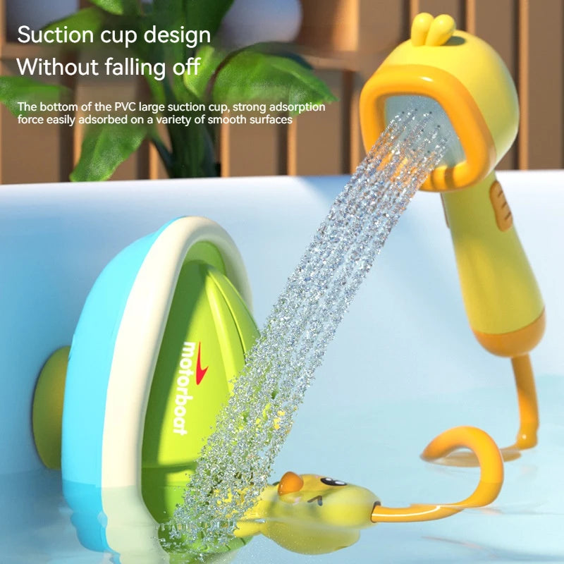 Cute Duck Electric Water Spray Bath Toys for Kids