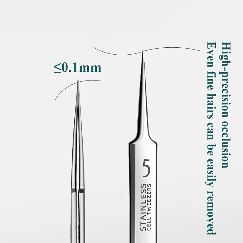 Stainless Steel Blackhead Remover Tweezers