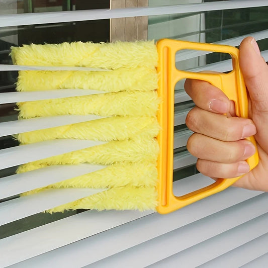 Curtain and window cleaning brush,