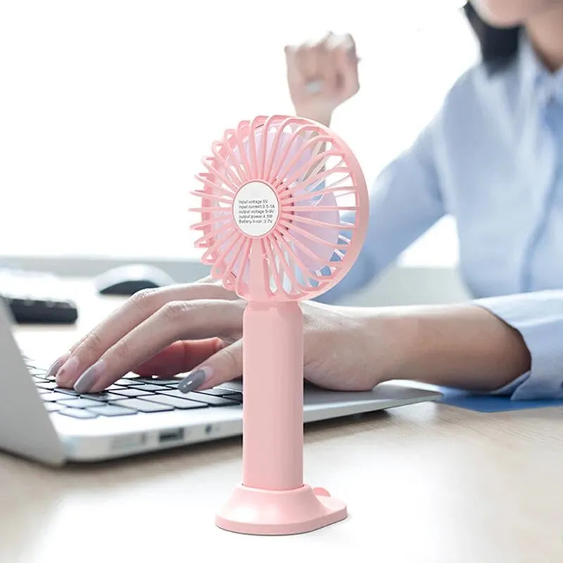 1pc Mini Portable Multifunctional Foldable Electric Fan USB