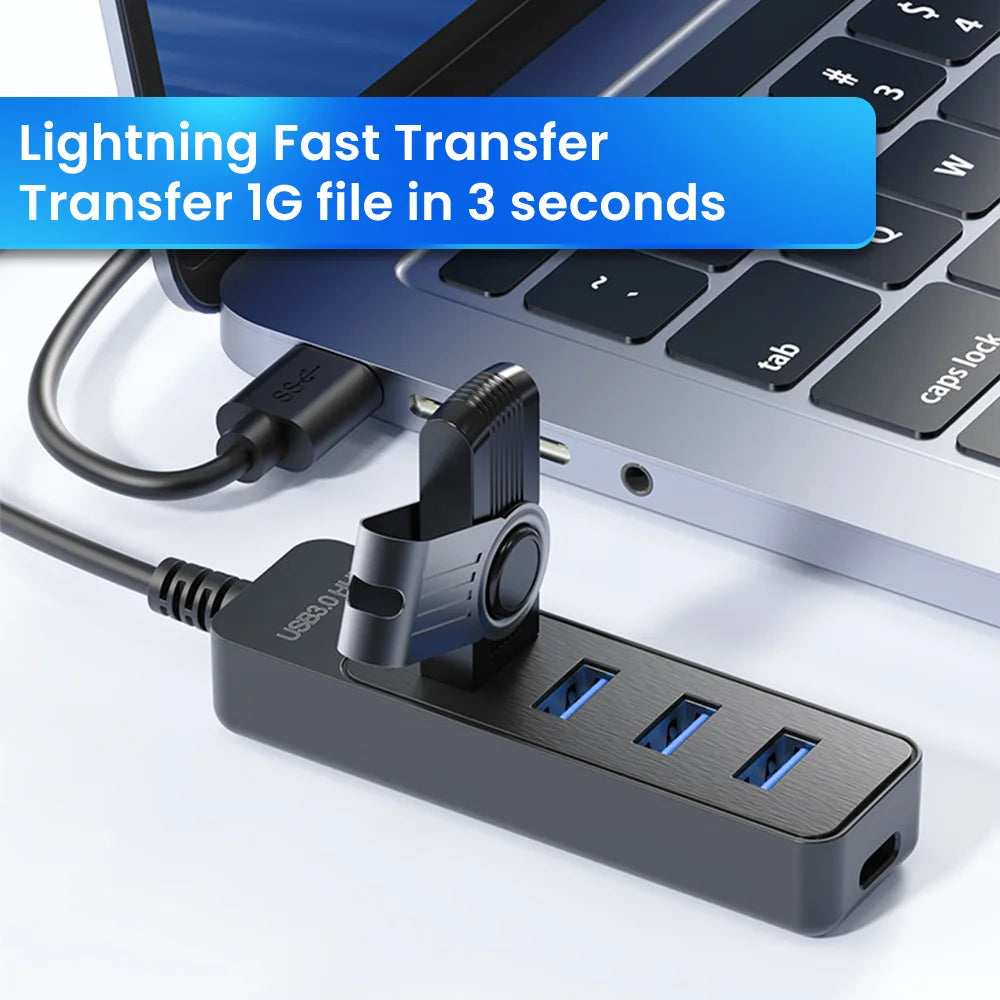 USB Power 4 Port Multi USB Splitter Hub USB