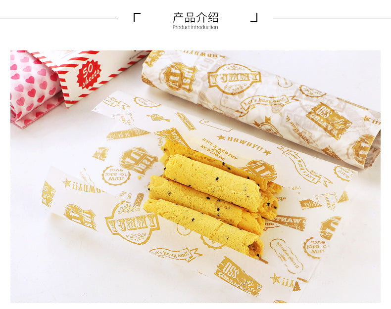 50pcs Sandwich Wrapping Paper