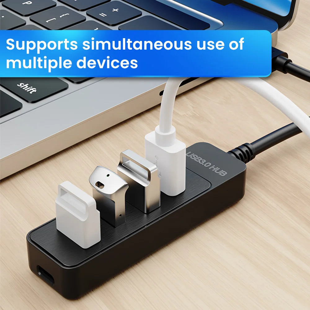 USB Power 4 Port Multi USB Splitter Hub USB