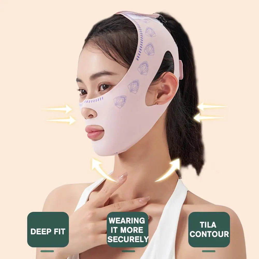 V-Shape Chin and Cheek Slimming Bandage, Anti-Wrinkle Face Lift Belt,