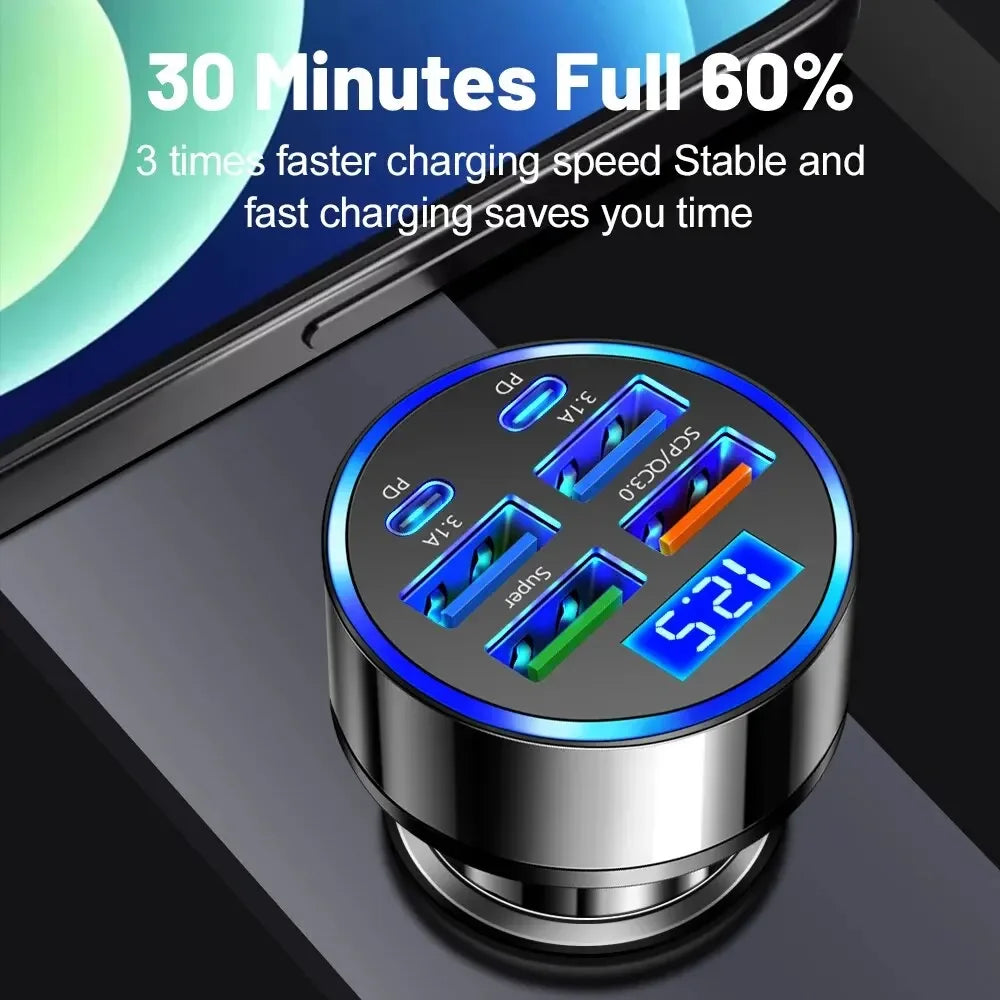 250W Car Charger, Fast Charging