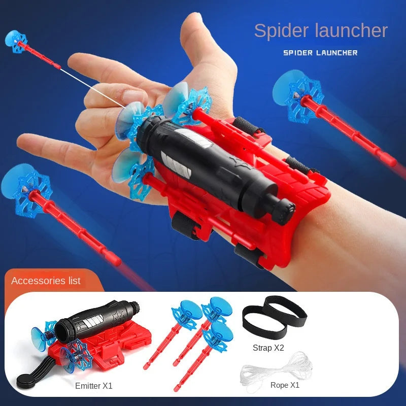 New Anime Figure Set with Spiderman Gloves