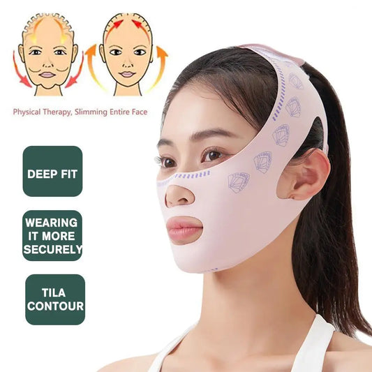 V-Shape Chin and Cheek Slimming Bandage, Anti-Wrinkle Face Lift Belt,