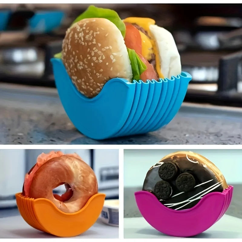 4pcs Retractable Hamburger Holders,