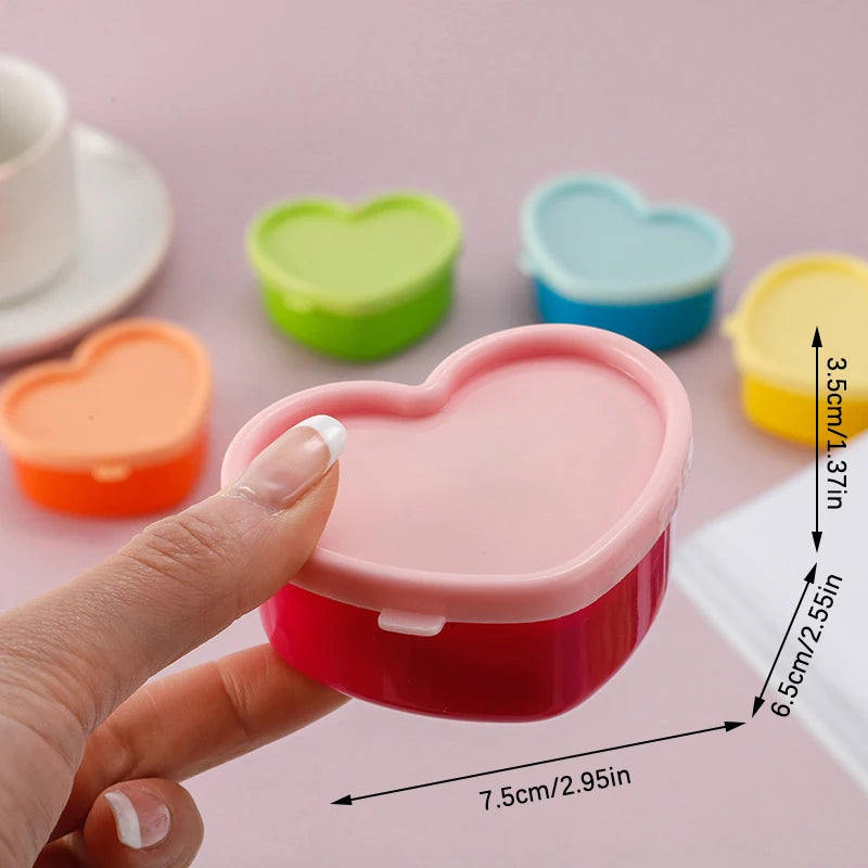 5pcs Portable Small Plastic Food Containers,