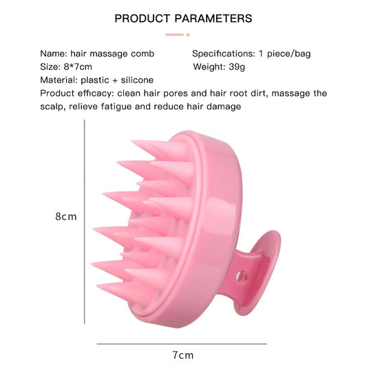 Silicone Scalp Massager Comb