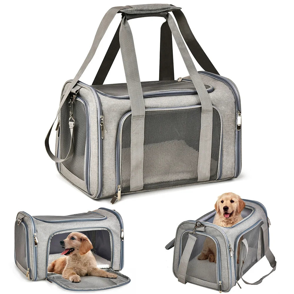 Soft Sided Dog Carrier Bag, Cat Pet Backpack, Dog Travel Bags