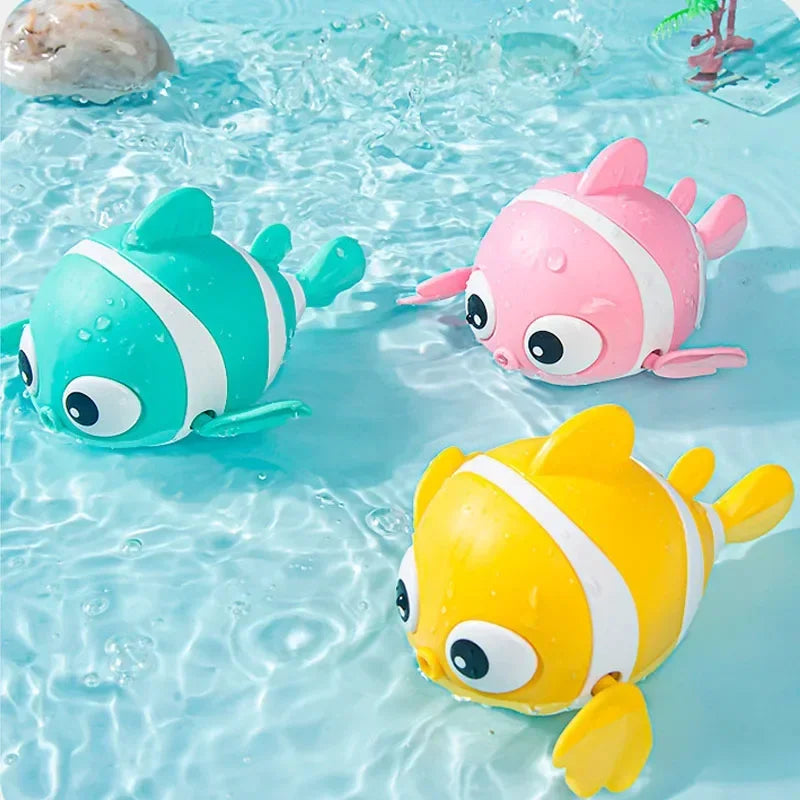 Clown Fish Bath Toys, Twisting Floating Toys